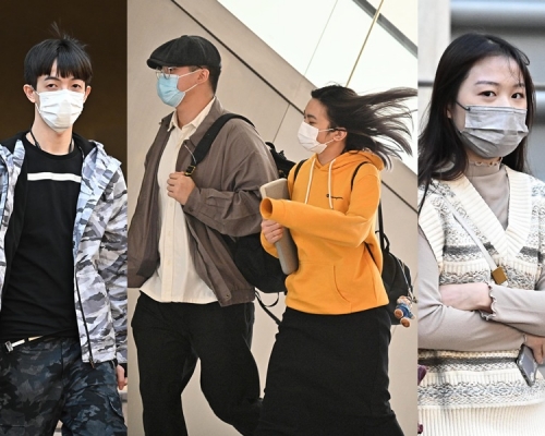 由左至右:鍾正浩、鄭珈熹、朱麗茵及葉嘉儀(右)。