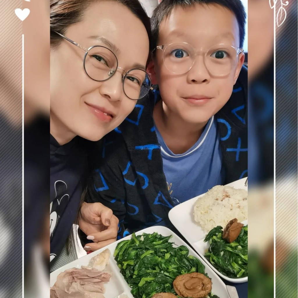 姚瑩瑩今年1月4日，52歲生日，也是跟兒子慶祝。