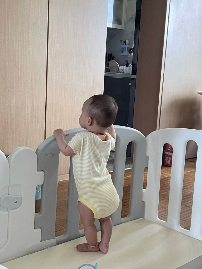 林峯夫婦好保護愛女的容貌。