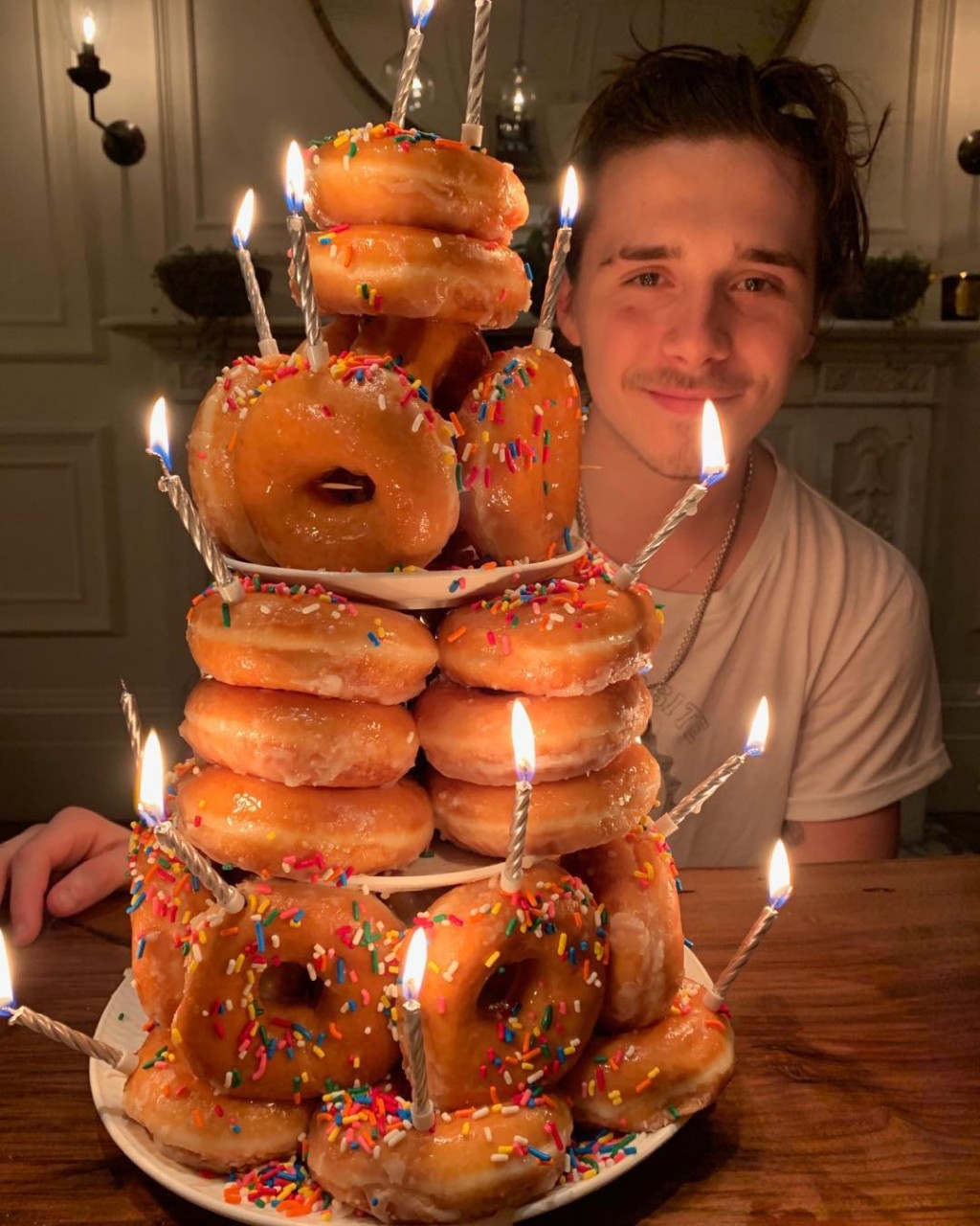 媽媽Victoria分享冬甩山慶生照。Victoria Beckham ig