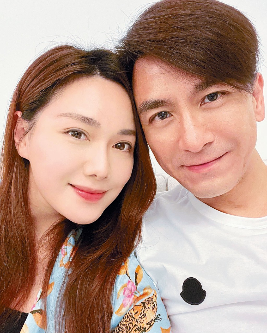 靚湯昨日踏入零時即發文祝馬明生日快樂，更上載了兩人頭貼頭親密照。