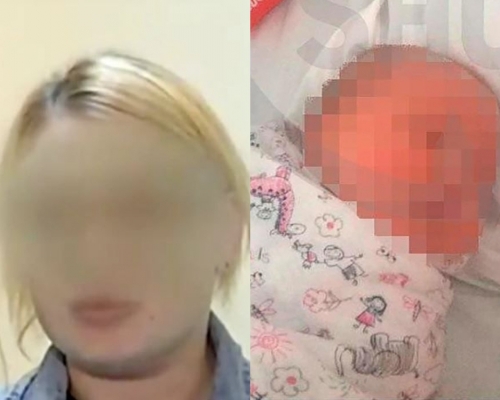 25歲俄羅斯狠母為買新鞋,3萬元網上販賣出生僅1周女兒。(網圖)