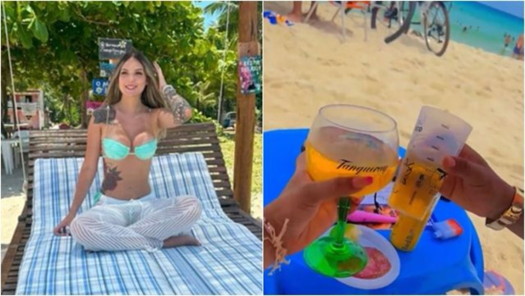 塞西莉亚（Cecilia Calixto）到处度假玩乐。 Instagram