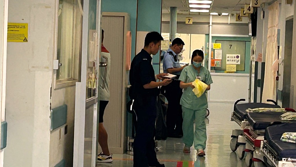 事主送院搶救。蔡楚輝攝