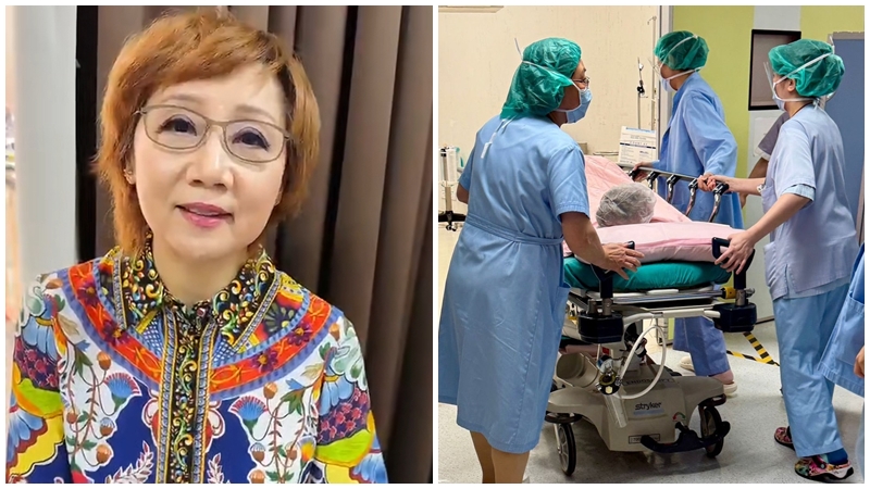 張德蘭跌斷左膊甩骹入院相曝光 暫不能過份郁動復原需時 堅持舉行演唱會做到最好報答大家