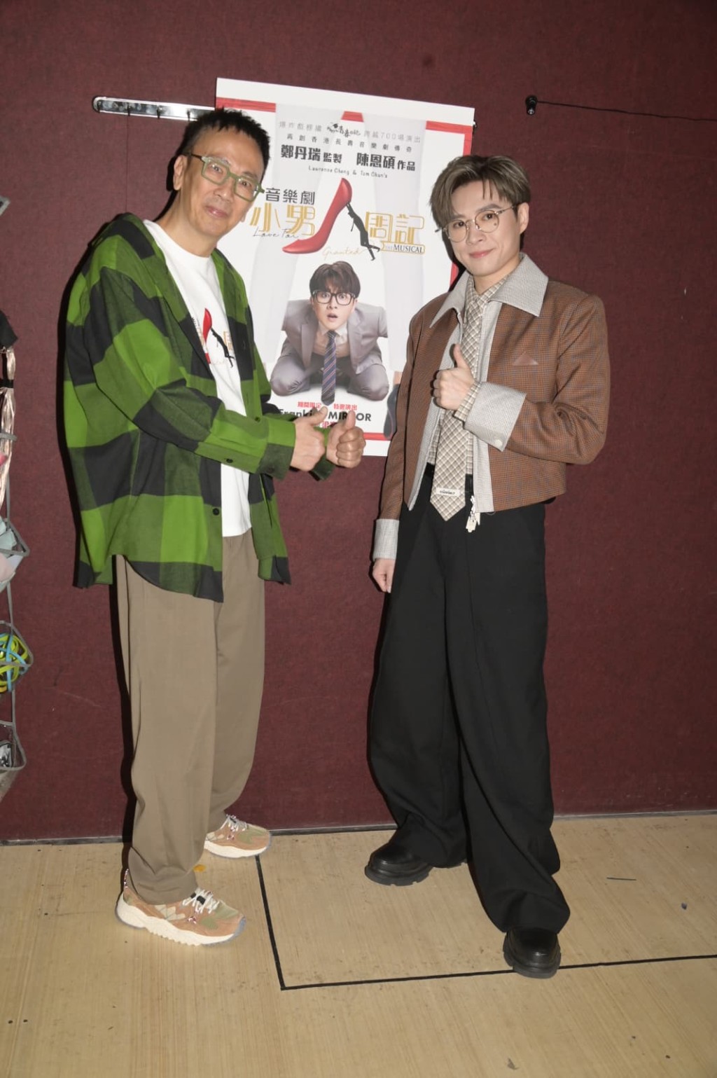 陳瑞輝表示扮梁寬有壓力，旦哥就話要排練到好熟，方能enjoy舞台。