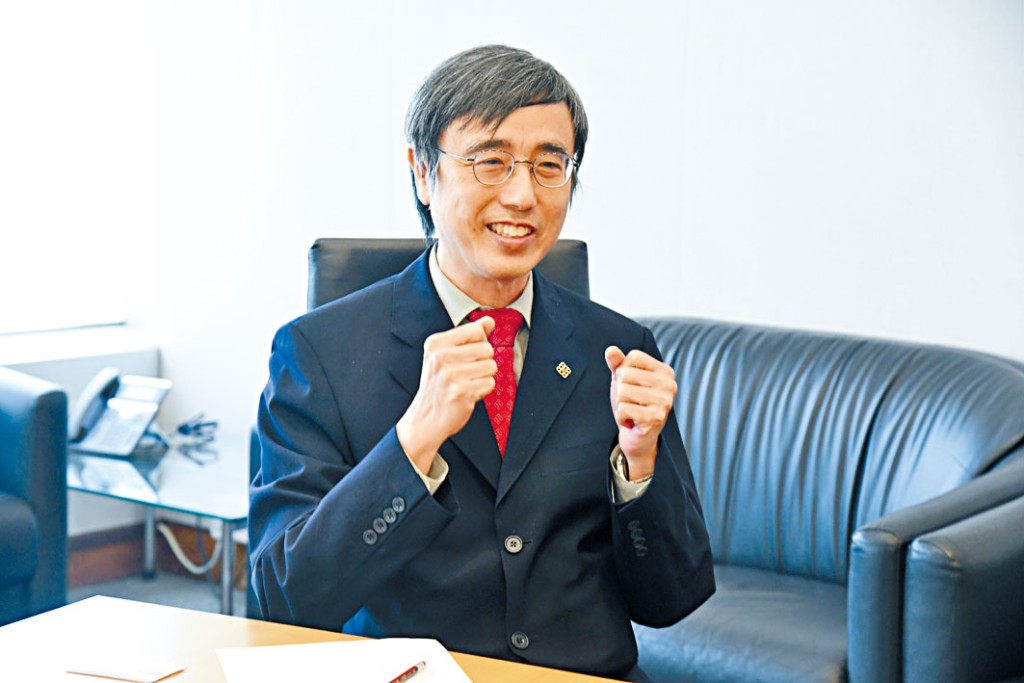 黃國賢期望,學生運動員的毅力也在學習中展現,甚至感染其他同學。何健勇攝