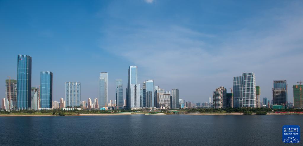 深圳前海景色。新華社圖片