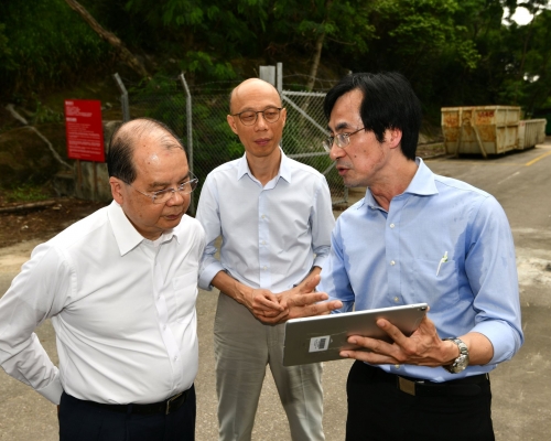 張建宗表示,特區政府重視支援回收產業的可持續發展。政府新聞處圖片