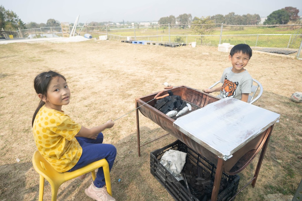 在開闊的環境下「開餐」，感覺寫意。