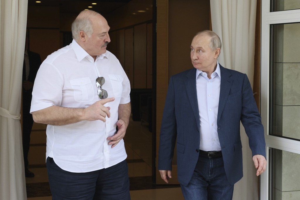 白俄罗斯总统卢卡申科调停下平息兵变。AP