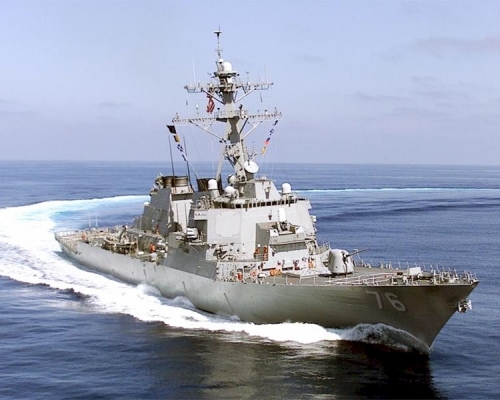 希金斯號驅逐艦。網圖