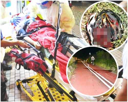 在汀角路的意外,57歲男子頭部重創,送院搶救後不治。