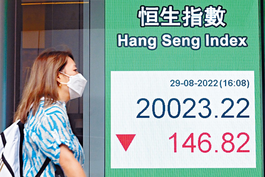 恒指昨日收報20023點,跌146點。