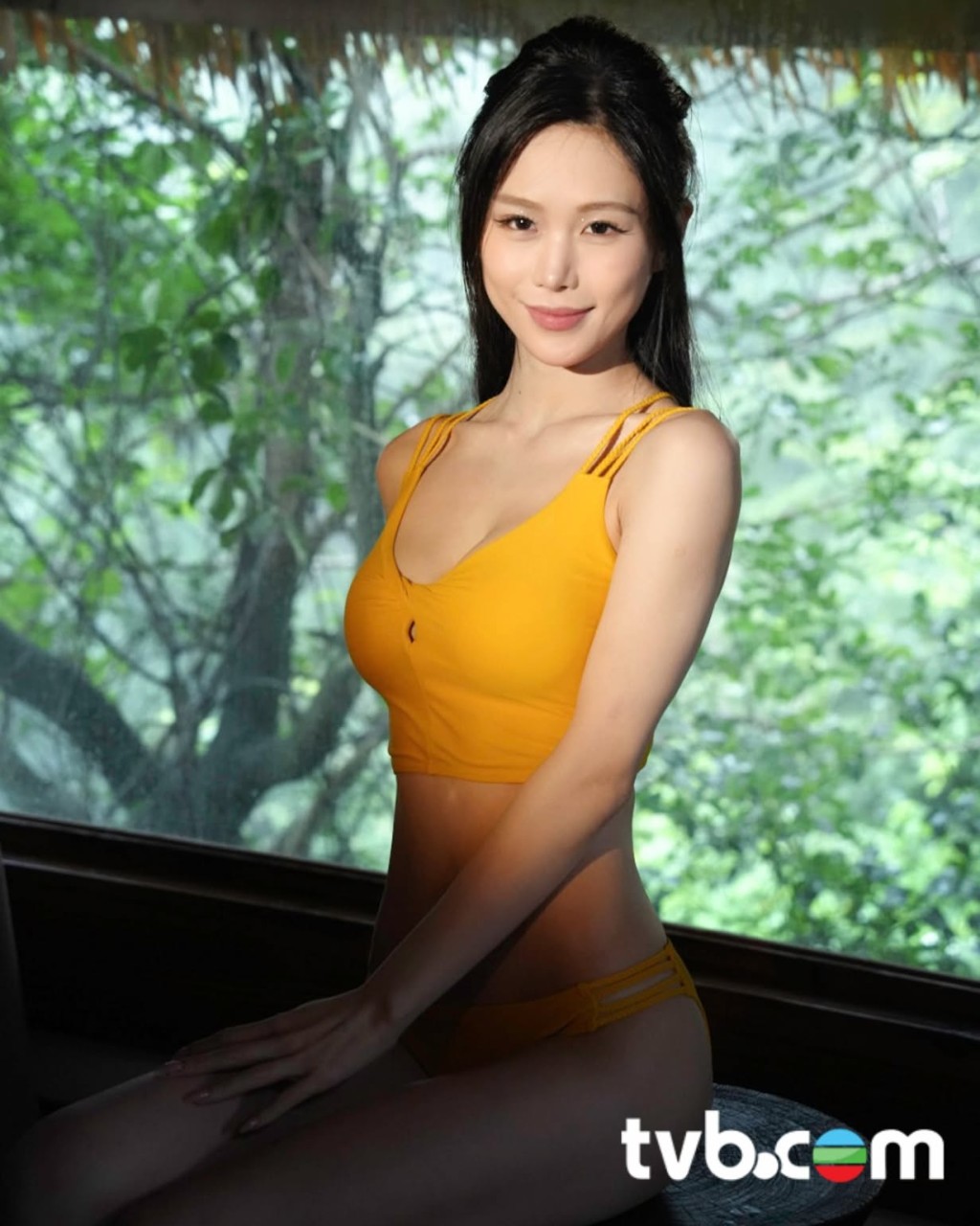 5號魏欣擁有34.5、22、34的曲線。 5號魏欣擁有34.5、22、34的曲線。