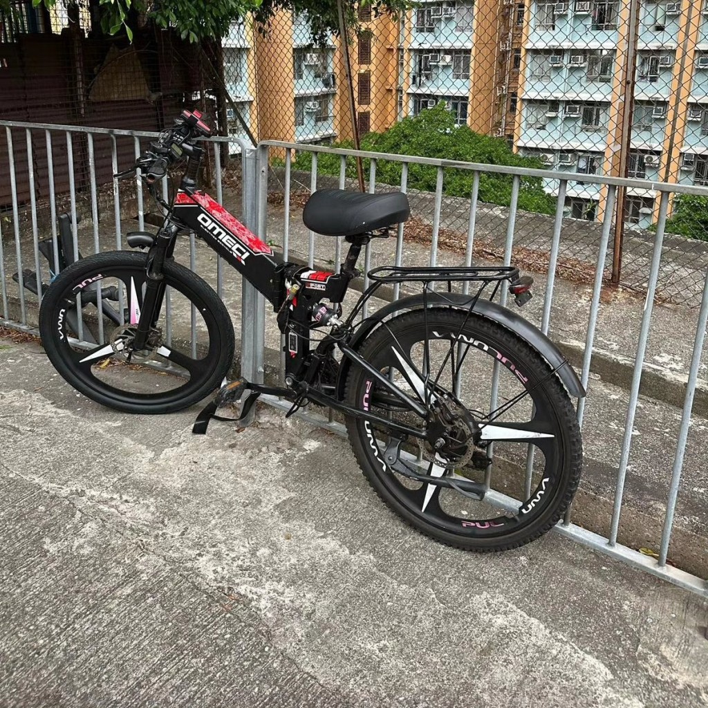 涉案價值3000元的單車。葵青警區FB