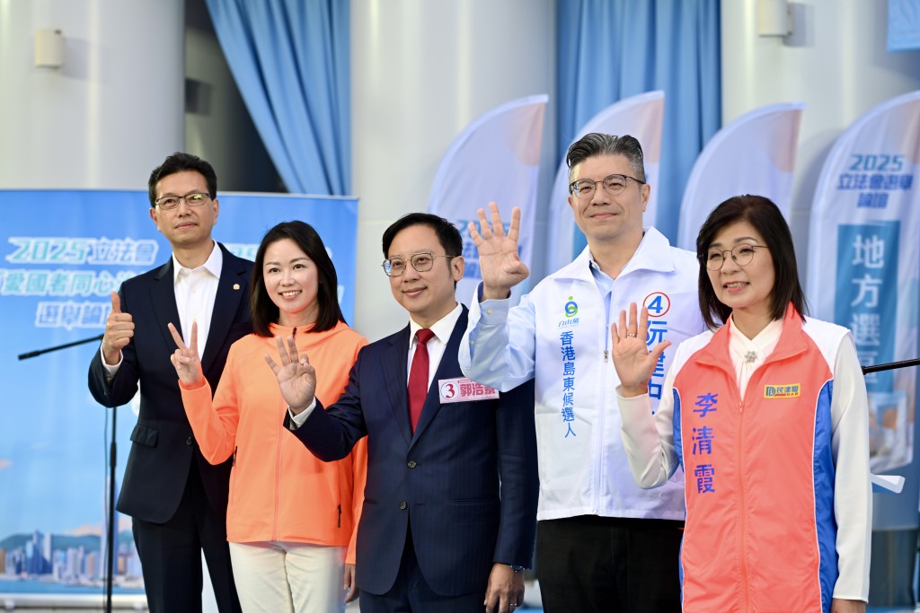 港島東地方選區,候選人包括工聯會吳秋北、民建聯植潔鈴、新民黨郭浩景、自由黨阮建中,以及民建聯李清霞。 港島東地方選區,候選人包括工聯會吳秋北、民建聯植潔鈴、新民黨郭浩景、自由黨阮建中,以及民建聯李清霞。