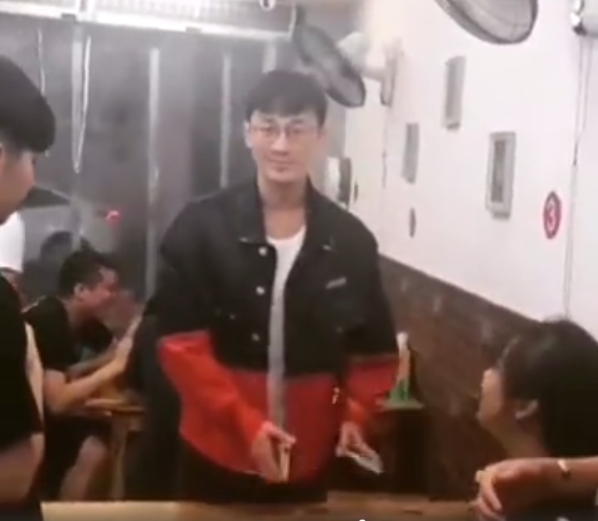 林峯現身廈門。網上圖片