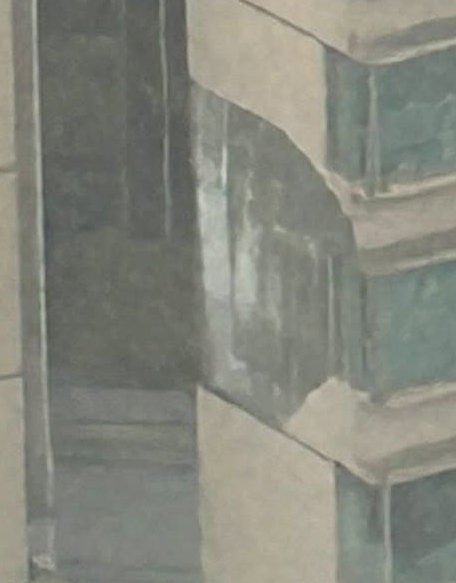 深井屋苑外牆被吹甩皮