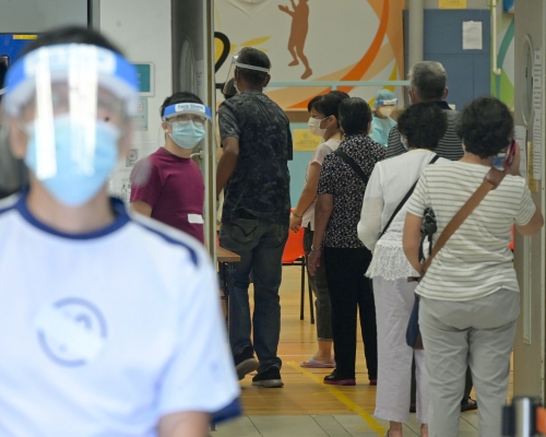 全民檢測計劃首兩日累計27.8萬人採樣。 資料圖片