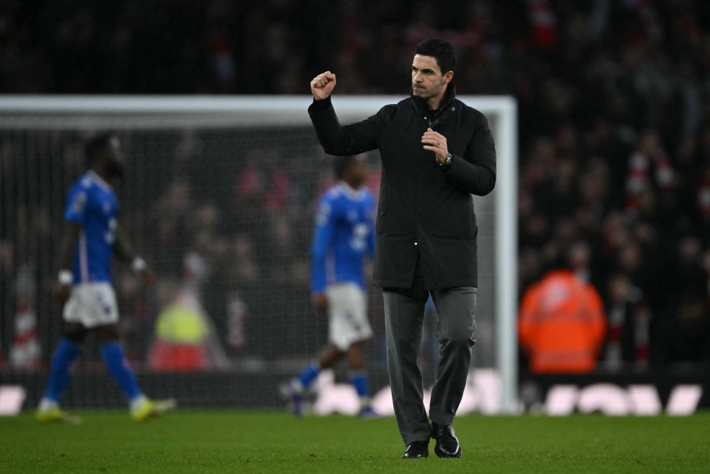 阿仙奴於週六的英超聯賽中，主場以3:0輕鬆擊敗新特蘭。法新社