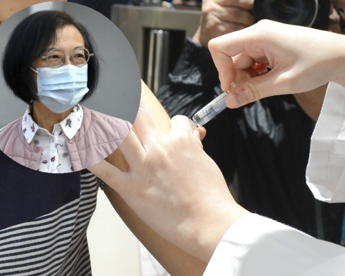 陳肇始解釋疫苗輝瑞有份研發,並在歐洲製造。資料圖片