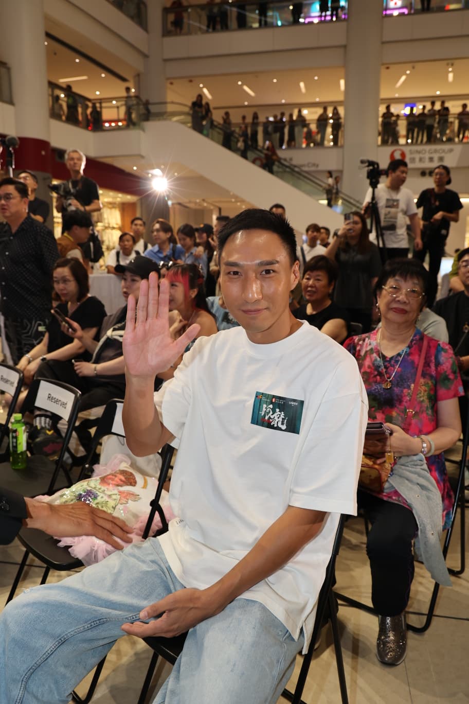 徐偉楝則到場支持《阿龍》首映禮。 徐偉楝則到場支持《阿龍》首映禮。