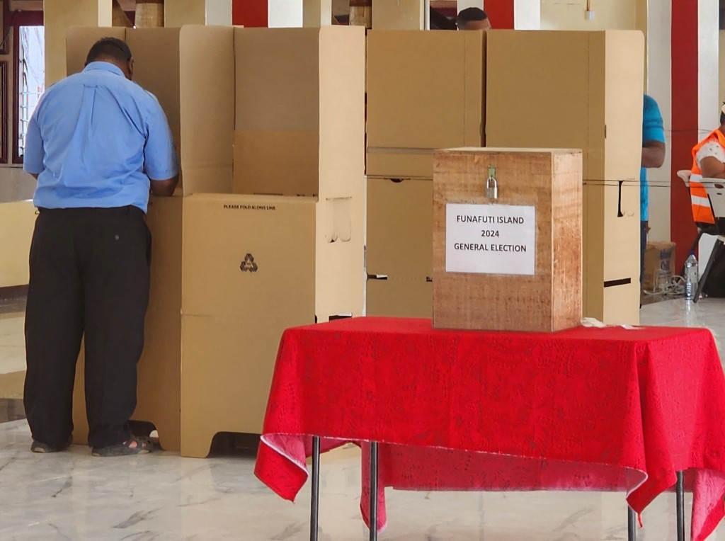 圖瓦盧今年1月舉行大選。路透社