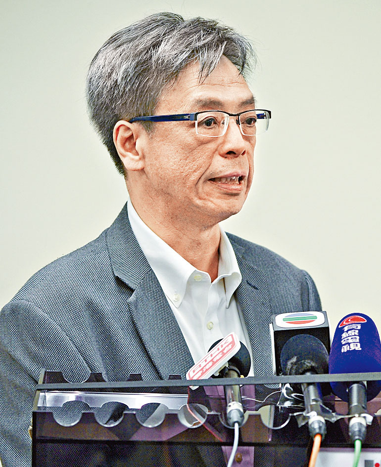 梁子超表示，第五波疫情本港有大批市民染疫，短期內再次感染的風險不高，通關對本地疫情影響不大。