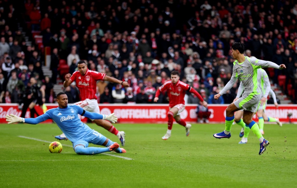 雷恩達斯助曼城先開紀錄。路透社