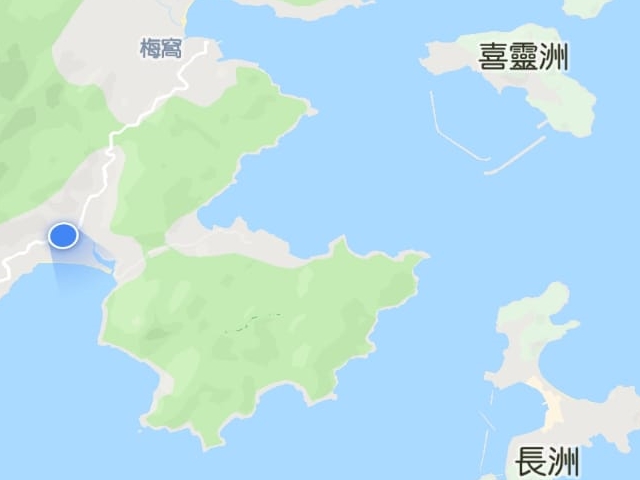 警方追查到失蹤事主的手機訊號，於芝麻灣近長洲一帶。 