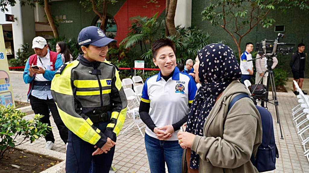 警方道路安全宣傳活動。警方提供