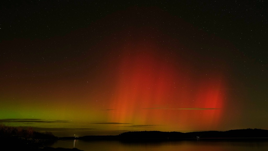 G4地磁風暴極光大爆發：美國堪薩斯州。 路透社