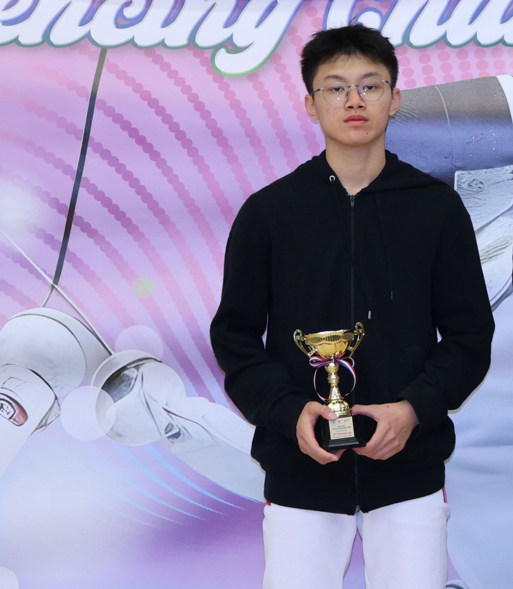 徐啓哲首奪亞少個人賽金牌。資料圖片 徐啓哲首奪亞少個人賽金牌。資料圖片