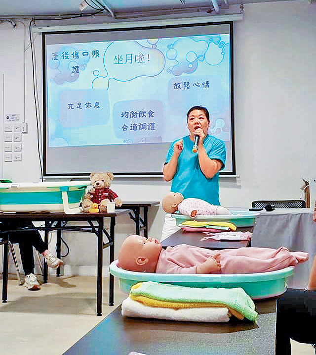 徐思琪指,細心體貼及能將心比己,是陪月員的先決條件。