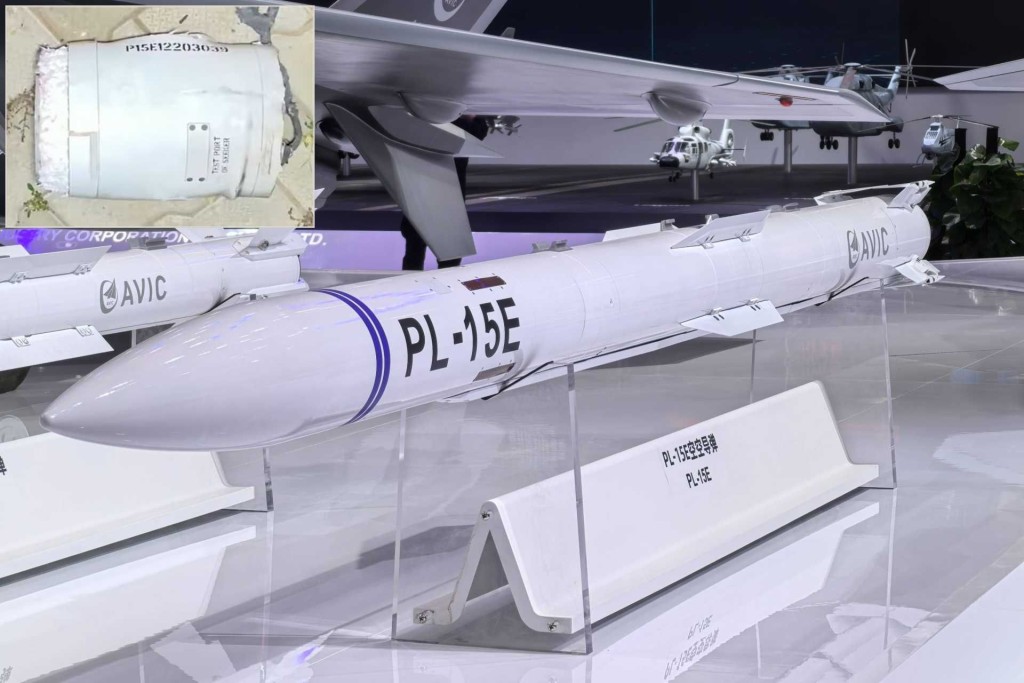 中國PL-15E導彈。 中國PL-15E導彈。