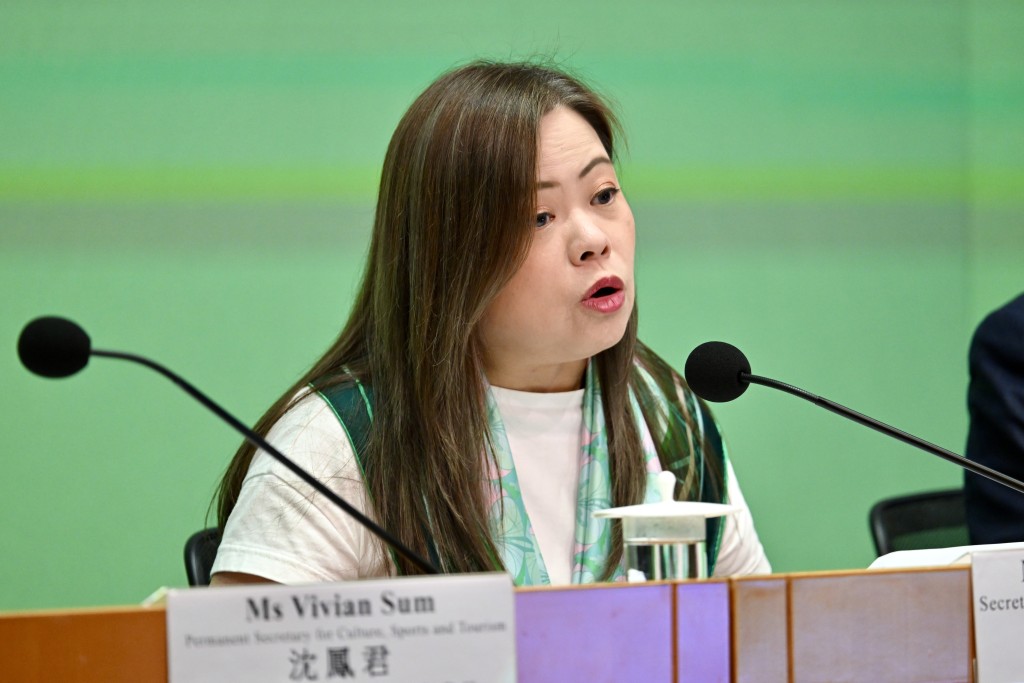 文化體育及旅遊局局長羅淑佩。劉駿軒攝 文化體育及旅遊局局長羅淑佩。劉駿軒攝