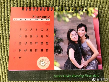 陳美琪早年出書《給女兒Lulu的信》撰寫母女生活點滴，又以二人照片製成月曆送給朋友。