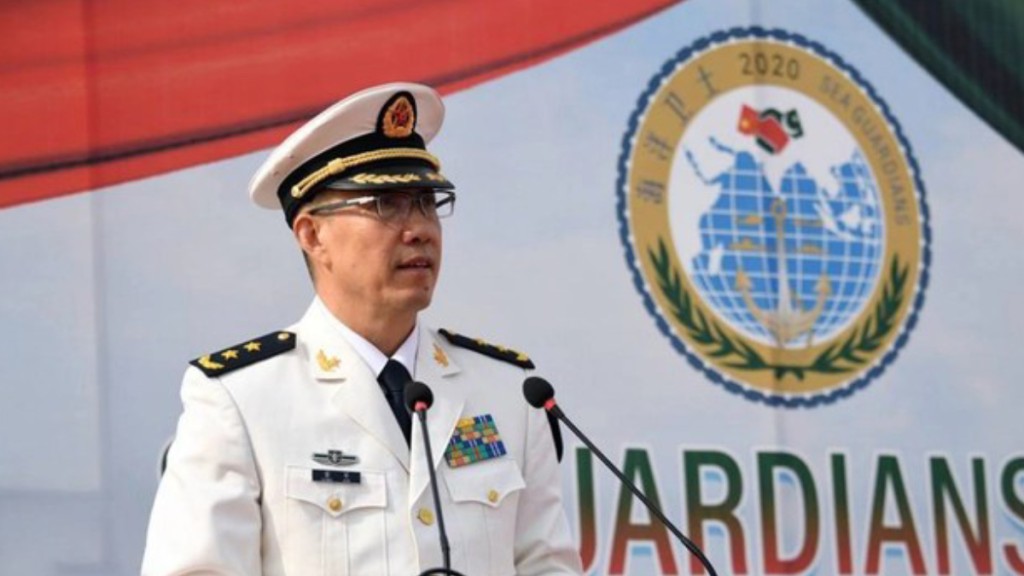 國防部長董軍周三到新加坡訪問。