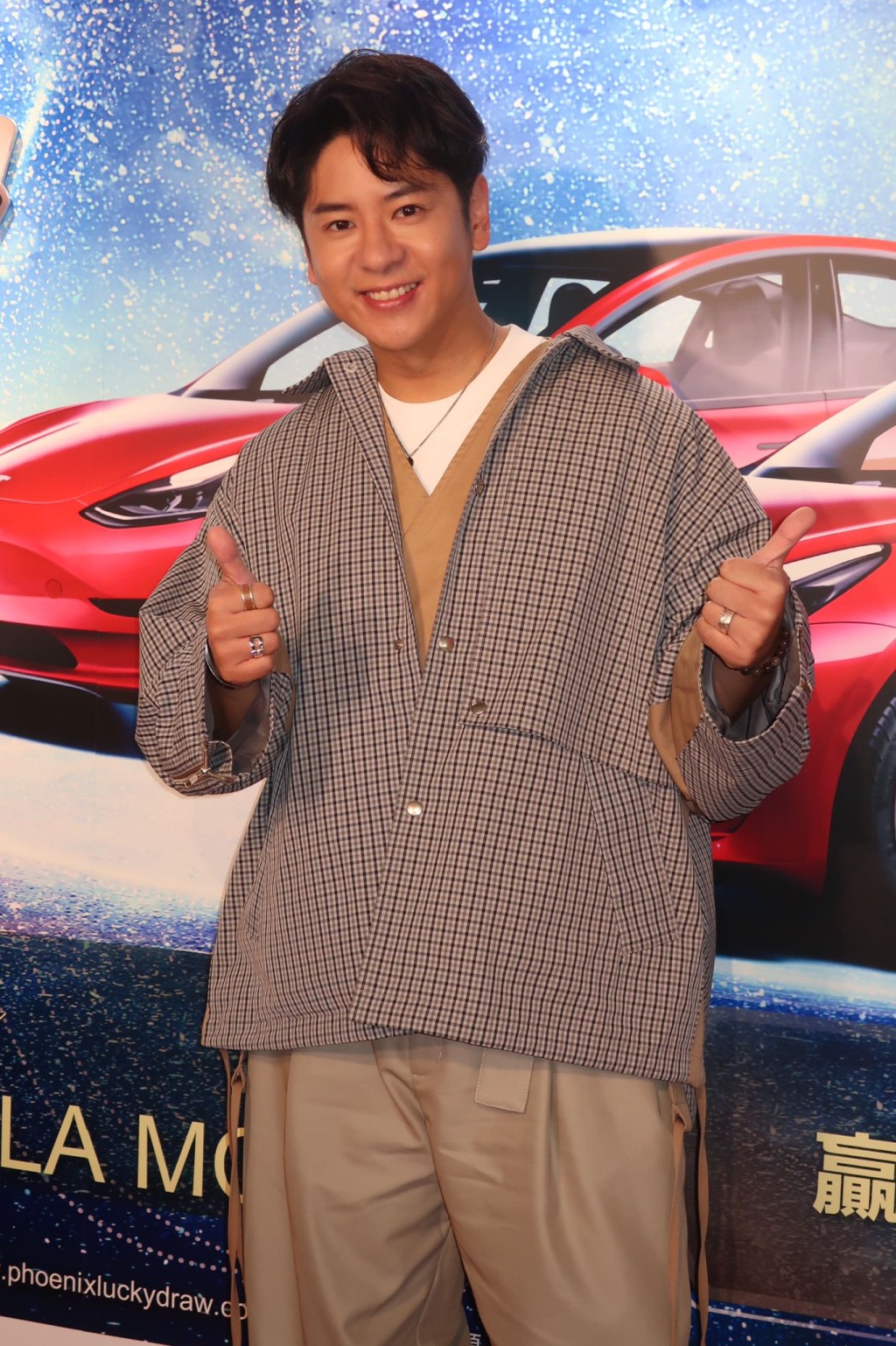 許廷鏗自覺冇抽獎運。