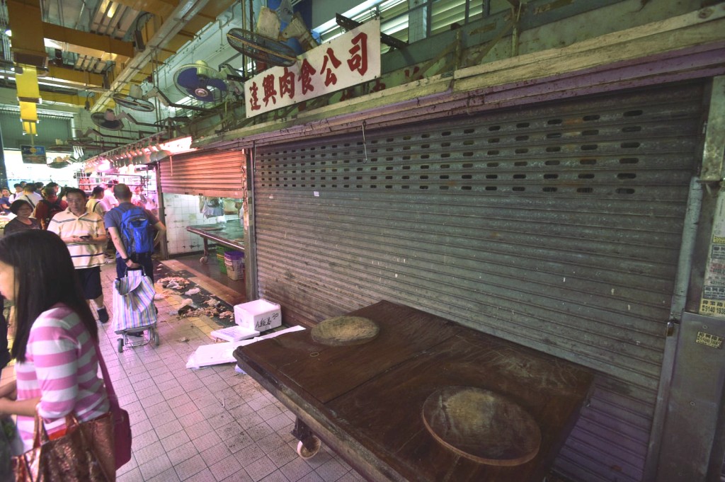 部分豬肉檔提早停業