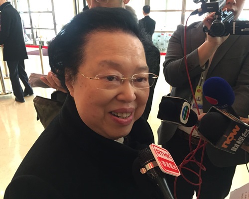 譚惠珠表示港獨思維不可以任由它發生。