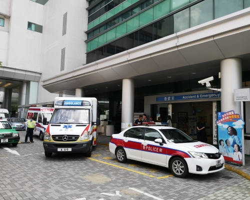 事主昏迷被送往博愛醫院治理，其後被證實死亡。資料圖片