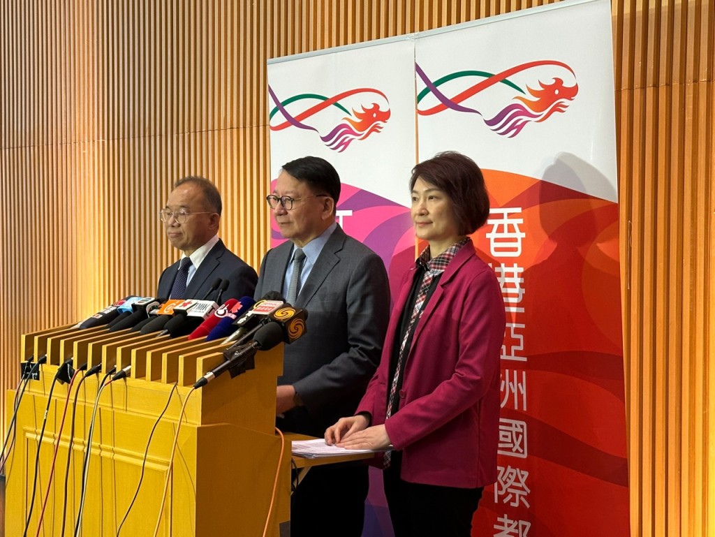 陳國基指,今年抗戰紀念日不會有一次性假期。曾卓琳攝 陳國基指,今年抗戰紀念日不會有一次性假期。曾卓琳攝