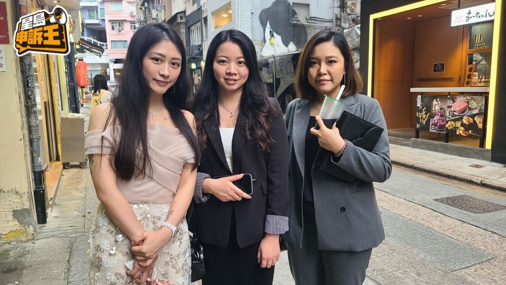 澳門旅客林小姐(左一)就覺得,麵店服務態度比想像中好。 澳門旅客林小姐(左一)就覺得,麵店服務態度比想像中好。