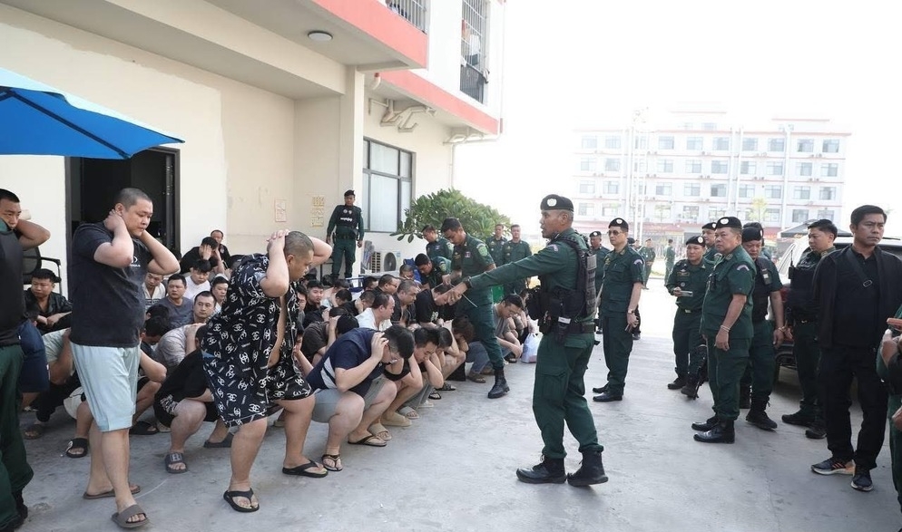 柬埔寨今日大規模清剿電詐行動。 柬中時報