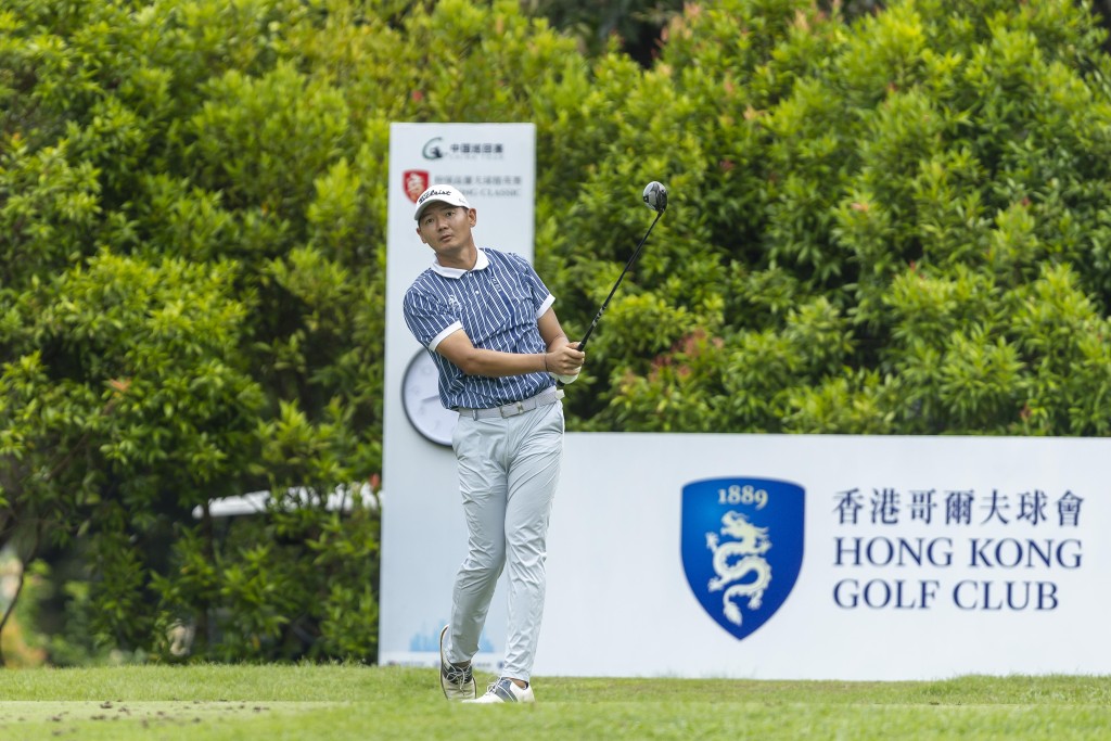 港队代表黑纯一以低于标准7杆并列第5名。香港哥尔夫球会提供