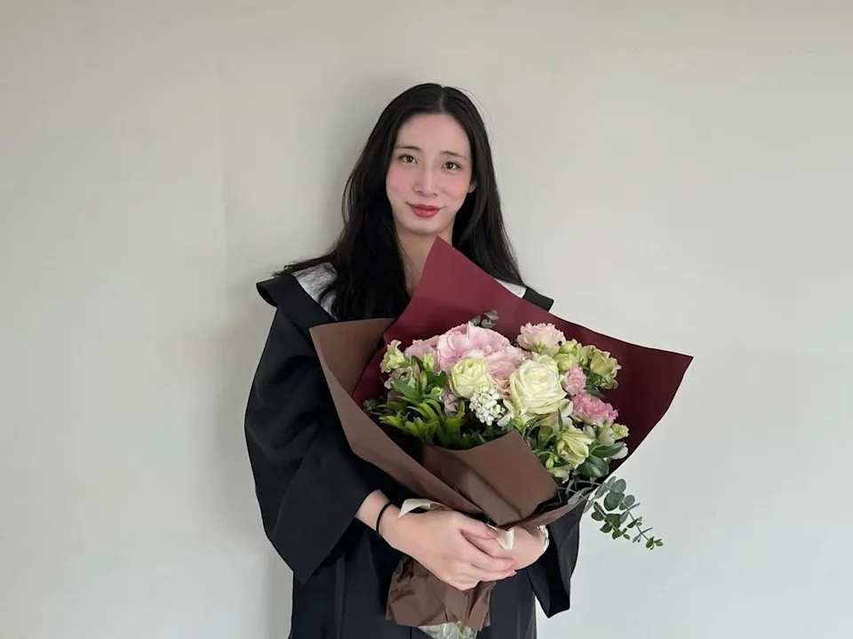 長髮男被學妹認出是台大畢業的高材生。IG@fumika_chang