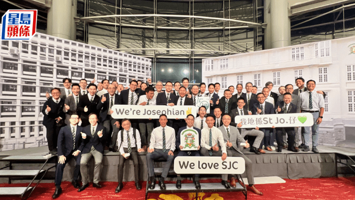 聖若瑟書院昨晚（8日）舉行150周年校慶晚宴，吸引不同年代的校友出席。陳艷玲攝