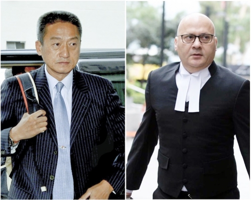 彭彼得(右)相信朱經緯會對裁決感到失望,但會予以尊重。